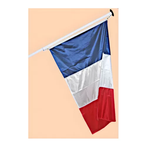 Mât de façade aluminium 6 mètres, diamètre 60 mm