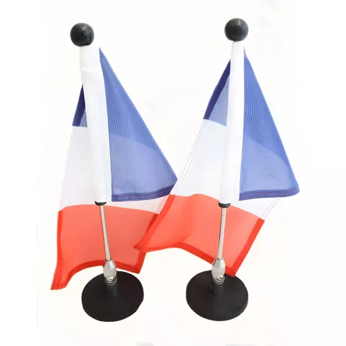 Fanion de voiture 20 x 30 cm en maille polyester