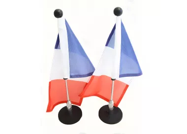 Fanion de voiture 20 x 30 cm en maille polyester