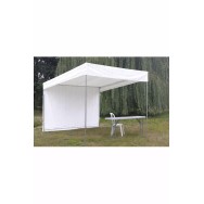 Stand modulaire 3 x 3 m avec armature, toiture et mur arrière