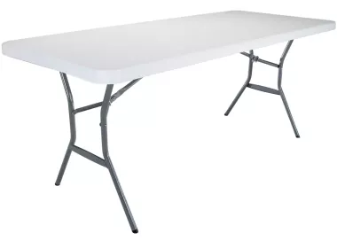 Table pliante LIFETIME - 183 cm - 6/8 personnes