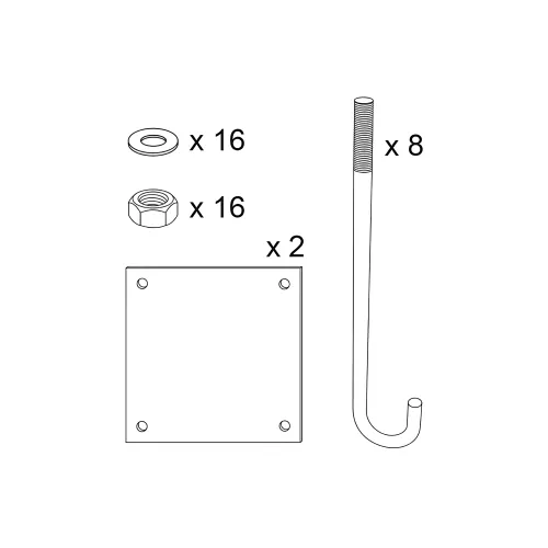 Kit de pose pour portique 202511