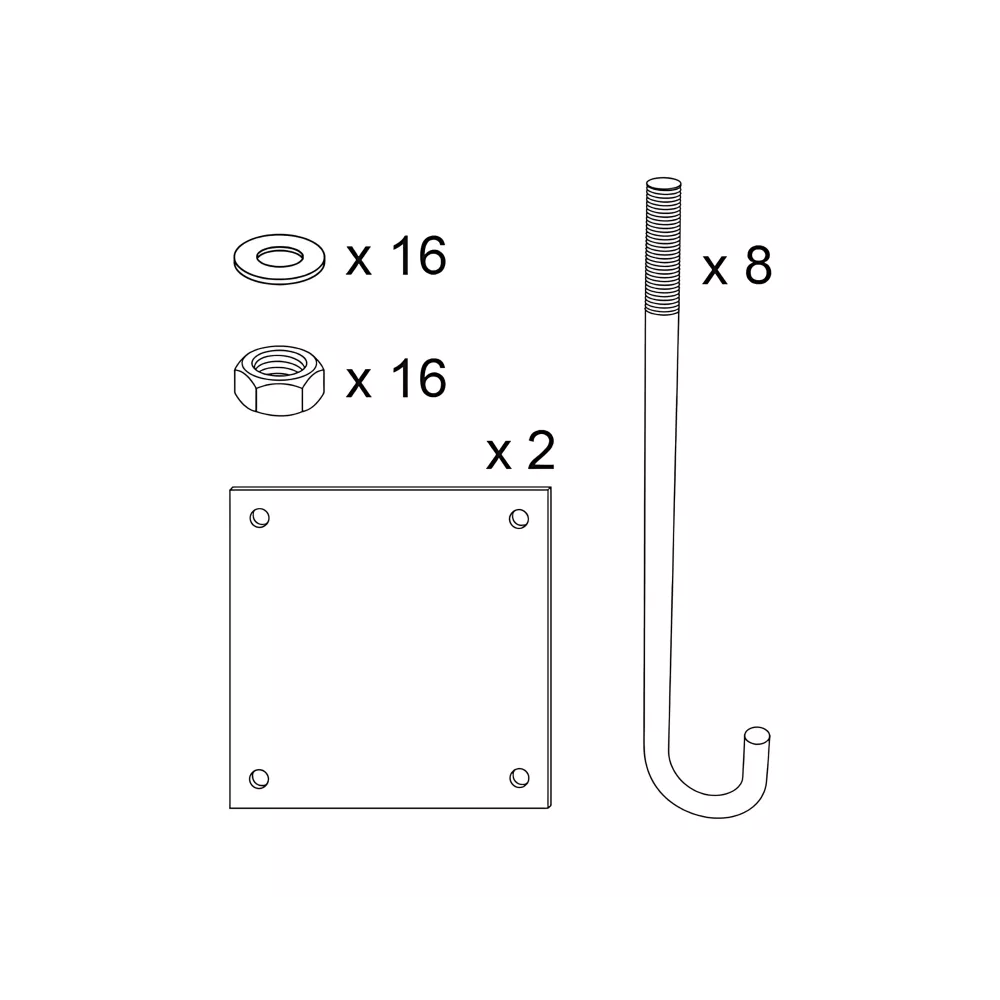 Kit de pose pour portique 202511