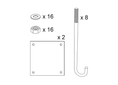 Kit de pose pour portique 202511