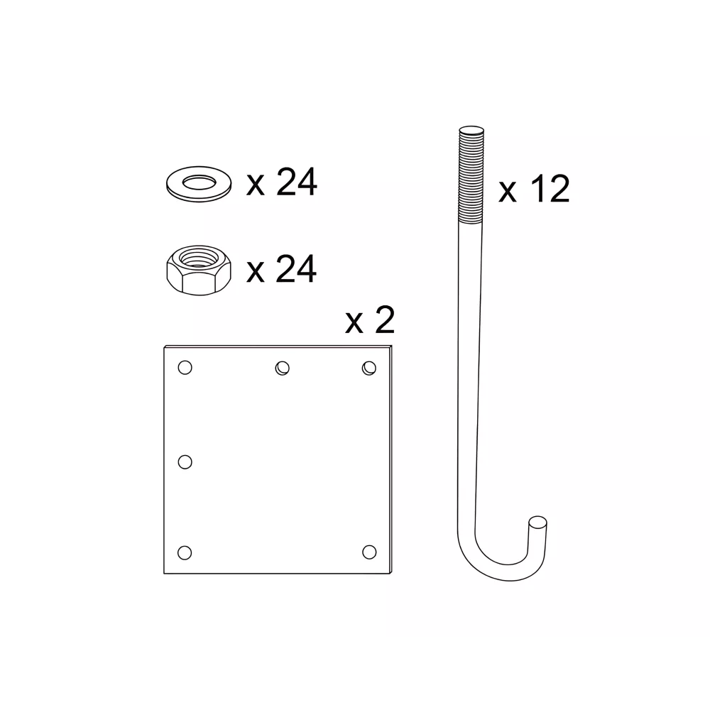 Kit de pose pour portique 202515