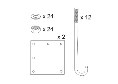 Kit de pose pour portique 202515