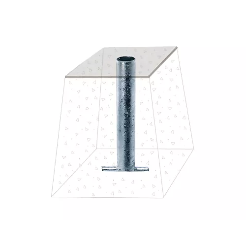 Pieds amovibles pour tube 30 x 30 mm