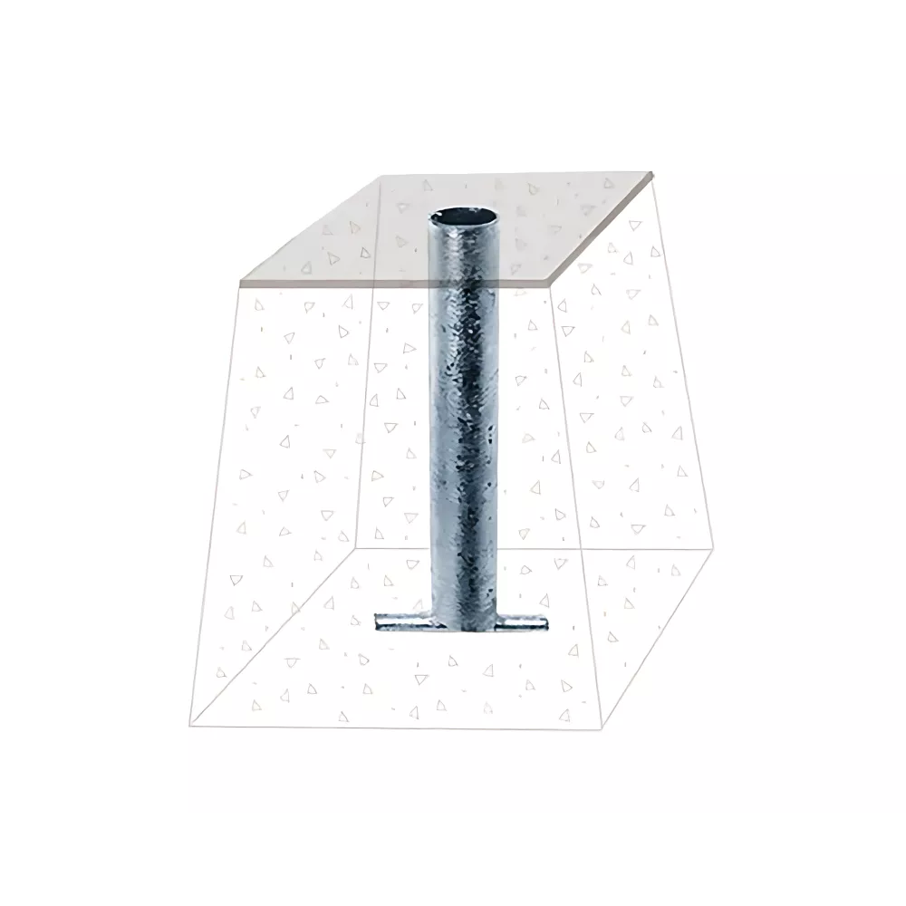 Pieds amovibles pour tube 30 x 30 mm