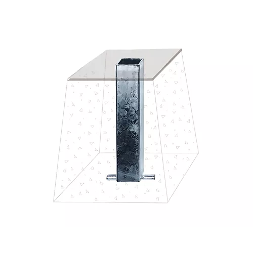 Pieds amovibles pour tube ø 35 mm