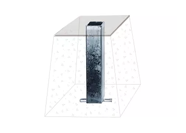 Pieds amovibles pour tube ø 35 mm