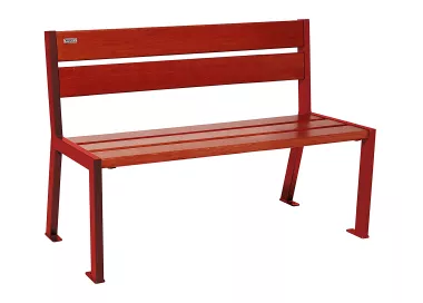 Banc bois et acier Silaos® 5 lames PROCITY