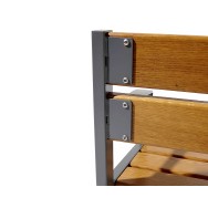 Fauteuil bois et acier Silaos® 5 lames PROCITY