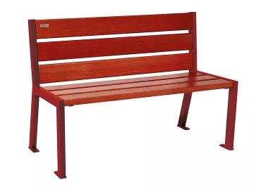 Banc bois et acier Silaos® 6 lames PROCITY