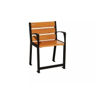 Fauteuil bois et acier Silaos® spécial sénior PROCITY
