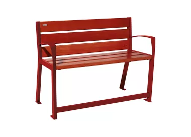 Banc bois et acier Silaos® spécial sénior PROCITY