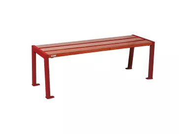 Banquette Silaos® acier et bois PROCITY