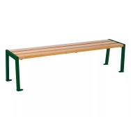 Banquette Silaos® acier et bois PROCITY