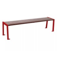 Banquette Silaos® acier et plastique recyclé PROCITY