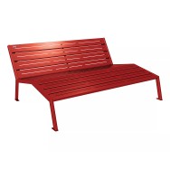 Chaise longue acier Silaos® PROCITY
