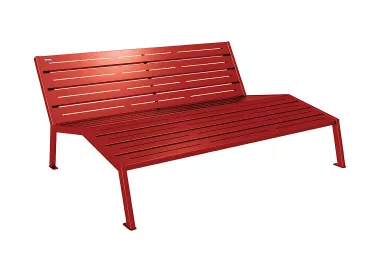 Chaise longue acier Silaos® PROCITY