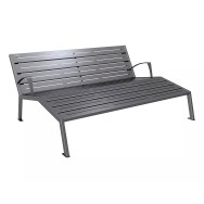 Chaise longue acier Silaos® PROCITY