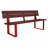 Banc plastique recyclé et acier Riga PROCITY