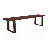 Banquette Riga acier et plastique recyclé PROCITY