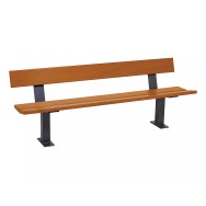 Banc bois et acier Pagode PROCITY