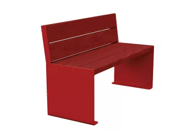 Banc bois et acier KUB. PROCITY