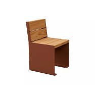 Banc bois et acier KUB. PROCITY