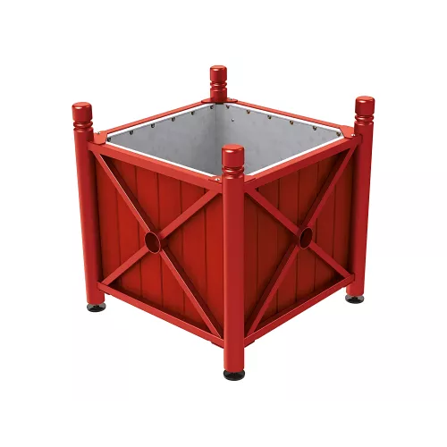 Bac à palmier acier et bois Province City PROCITY