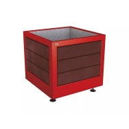 Bac à palmier Silaos® acier et plastique recyclé PROCITY