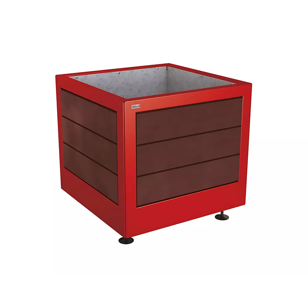 Bac à palmier Silaos® acier et plastique recyclé PROCITY