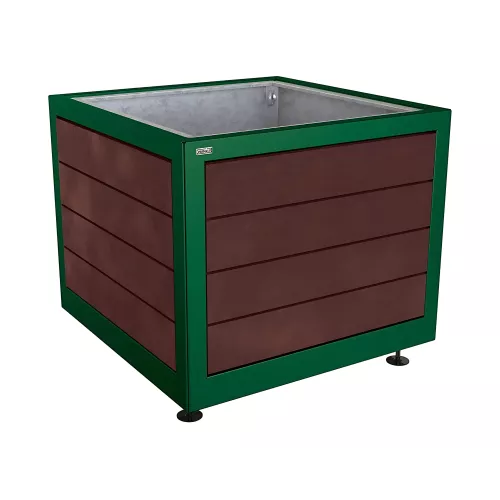 Bac à palmier Silaos® acier et plastique recyclé PROCITY