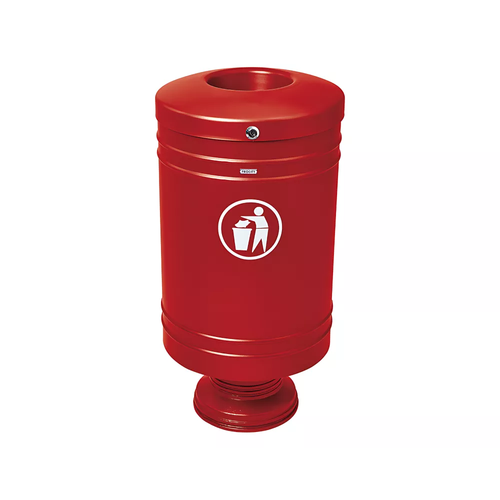 Corbeille Gascogne socle en fonte 60 litres PROCITY