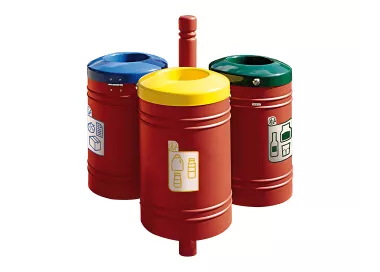 Corbeille Guyenne pour tri sélectif City 40 litres PROCITY