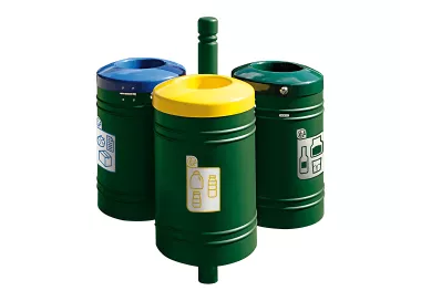 Corbeille Guyenne pour tri sélectif City 40 litres PROCITY