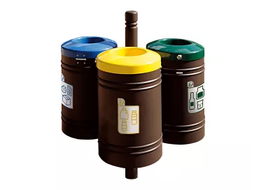 Corbeille Guyenne pour tri sélectif City 40 litres PROCITY
