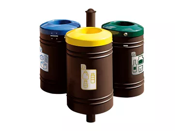 Corbeille Guyenne pour tri sélectif Agora 40 litres PROCITY