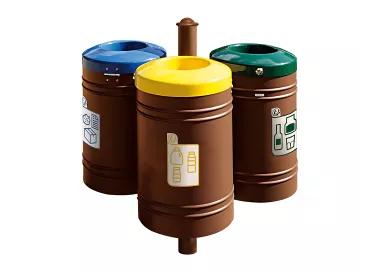 Corbeille Guyenne pour tri sélectif Agora 40 litres PROCITY