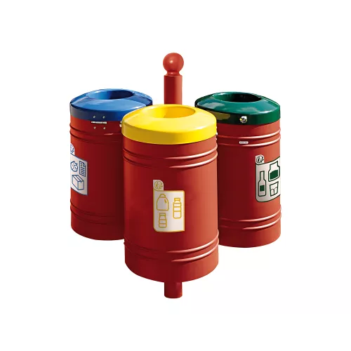 Corbeille Guyenne pour tri sélectif Boule 40 litres PROCITY
