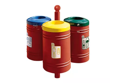 Corbeille Guyenne pour tri sélectif Boule 40 litres PROCITY