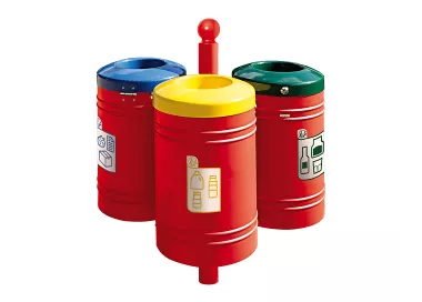 Corbeille Guyenne pour tri sélectif Boule 40 litres PROCITY