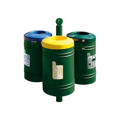 Corbeille Guyenne pour tri sélectif Boule 40 litres PROCITY