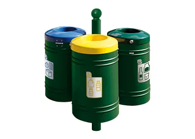 Corbeille Guyenne pour tri sélectif Boule 40 litres PROCITY