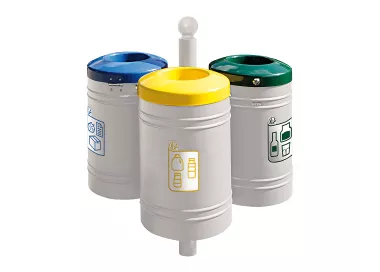 Corbeille Guyenne pour tri sélectif Boule 40 litres PROCITY