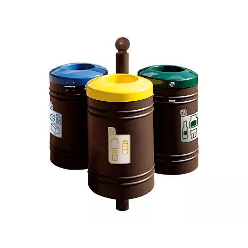 Corbeille Guyenne pour tri sélectif Boule 40 litres PROCITY