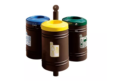 Corbeille Guyenne pour tri sélectif Boule 40 litres PROCITY