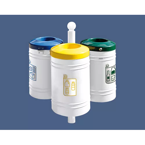 Corbeille Guyenne pour tri sélectif Boule 40 litres PROCITY