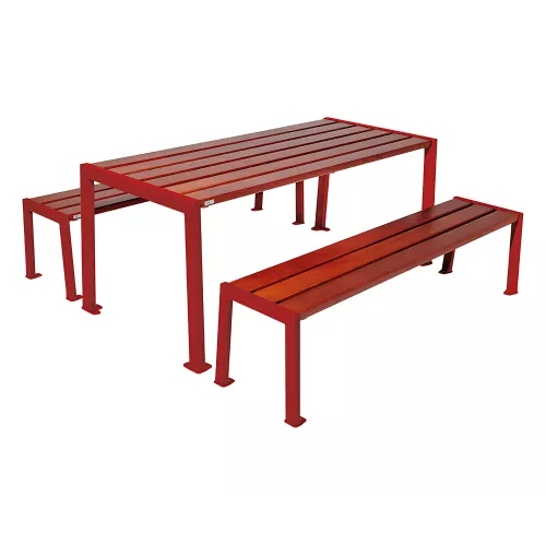 Table de pique-nique Silaos® acier et bois PROCITY